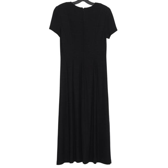 Talbots Dress Vintage Midi Minimalist Timeless Classic Capsule Boho Black SP - Picture 5 of 5